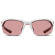 Under Armour Marbella, Satin White w/Hot Coral Rubber, Crimson Lens, U8600066-111170
