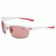 Under Armour Marbella, Satin White w/Hot Coral Rubber, Crimson Lens, U8600066-111170