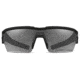 Under Armour Phenom, Satin Black Frame w/Charcoal Gray Rubber, Gray ML, U8600054-010901