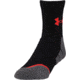 Under Armour All Season Wool Mid Crew Socks, Black, 9-11 Medium, U043-BLK-MD