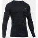 Under Armour Base 1.0 Crew Shirt - Men's-Black/Steel-Large