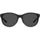 Under Armour Breathe Sunglasses with Shiny Black Frame and Grey Lens, Medium, UA0014GS 807-IR