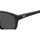 Under Armour Breathe Sunglasses with Shiny Black Frame and Grey Lens, Medium, UA0014GS 807-IR