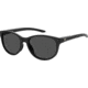 Under Armour Breathe Sunglasses with Shiny Black Frame and Grey Lens, Medium, UA0014GS 807-IR