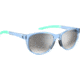 Under Armour Breathe Sunglasses with Transparent Azure Frame and Silver Mirror Lens, Medium, UA0014GS MVU-IC