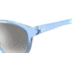 Under Armour Breathe Sunglasses with Transparent Azure Frame and Silver Mirror Lens, Medium, UA0014GS MVU-IC