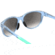Under Armour Breathe Sunglasses with Transparent Azure Frame and Silver Mirror Lens, Medium, UA0014GS MVU-IC