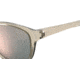 Under Armour Breathe Sunglasses with Transparent Grey Frame and Rose Gold Mirror Lens, Medium, UA0014GS 10A-0J