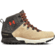 Under Armour Brower Mid WP Mens, City Khaki/Stone/Radio Red, 10, 3020759-200-10