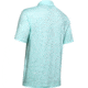 Under Armour Charged Cotton Scramble Stripe Polo - Mens, Extra Large, Aqua Float, 1323455791XL