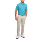 Under Armour Charged Cotton Scramble Stripe Polo - Mens, 2XL, Escape, 13234554502X