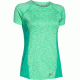 Under Armour CoolSwitch Trail Short Sleeve T-Shirt - Women's-Antifreeze/Reflective-X-Small