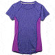 Under Armour CoolSwitch Trail Short Sleeve T-Shirt - Women's-Deep Orchid/Reflective-X-Small