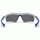 Under Armour Core 2.0 Sunglasses, White/Navy Frame, Gray Blue Multiflection Lens U8600082-104161