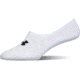 Under Armour Essential Ultra Lo Socks, White, 9-11 Medium, U394-WHT-MD