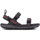 Under Armour Fat Tire Sandal - Mens, Anthracite/Zinc Gray/Pierce, 8, 1293328-100-8