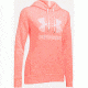 Under Armour Favorite Fleece Sportstyle Hoody - Women's-London Orange Heather/White-X-Small