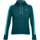 Under Armour Featherweight Fleece Funnel Neck - Women's, Tourmaline Teal/TROPICAL TIDE/TROPICAL TIDE, LG, 1305498-716-LG