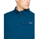 Under Armour Fish Hunter Long Sleeve Solid Shirt - Men's, Moroccan Blue AFS/Deprecated-Steel, Small, 1300036-487-SM