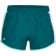 Under Armour Fly By Short, Tourmaline Teal/White/Reflective, XS, 1297125-716-XS