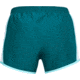 Under Armour Fly By Short - Women's, Tourmaline Teal/White/Reflective, Extra Small, 1297125-716-XS
