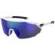Under Armour Force 2 Sunglasses with Matte White/Grey Frame and Blue Mirror Lens, Medium, UA0011S WWK-W1