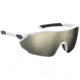 Under Armour Force 2 Sunglasses with Shiny Halo Grey Frame and Ivory Mirror Lens, Medium, UA0011S KB7-UE
