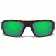 Under Armour Force Storm Sunglasses, Shiny Tortoise/Black Frame,Copper/Green Lens U8630086-960126