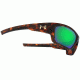Under Armour Force Storm Sunglasses, Shiny Tortoise/Black Frame,Copper/Green Lens U8630086-960126