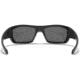 Under Armour Force Sunglasses, Shiny Black/Charcoal Frame, Gray Lens U8600086-000900