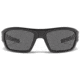 Under Armour Force Sunglasses, Shiny Black/Charcoal Frame, Gray Lens U8600086-000900