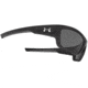 Under Armour Force Sunglasses, Shiny Black/Charcoal Frame, Gray Lens U8600086-000900