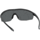 Under Armour Gametime Sunglasses with Matte Black Frame and Grey Lens, Medium, UA0003GS 003-KA
