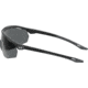 Under Armour Gametime Sunglasses with Matte Black Frame and Grey Lens, Medium, UA0003GS 003-KA