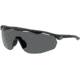 Under Armour Gametime Sunglasses with Matte Black Frame and Grey Lens, Medium, UA0003GS 003-KA