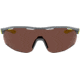 Under Armour Gametime Sunglasses with Matte Opal Grey Frame and Brown Polarized/Hi-Contrast Lens, Medium, UA0003GS 0UV-6A