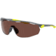 Under Armour Gametime Sunglasses with Matte Opal Grey Frame and Brown Polarized/Hi-Contrast Lens, Medium, UA0003GS 0UV-6A