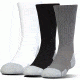 Under Armour Heatgear Tech Socks, Pack of 3, Graphite / Assorted, 7-9 Youth Large, U327-GPH/AST-YL
