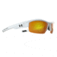 Under Armour Igniter, Shiny White Frame, Gray w/Orange Lens, U8600028-5241