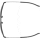 Under Armour Instinct Pilot Shape Sunglasses with Matte Black Frame and Grey Lens, Medium, UA0007GS 003-59IR