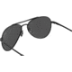Under Armour Instinct Pilot Shape Sunglasses with Matte Black Frame and Grey Lens, Medium, UA0007GS 003-59IR