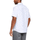 Under Armour Legacy Short Sleeve Woven Shirt - Mens, White/Elemental, Large, 1304641-103-LG