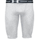 Under Armour Men's HeatGear Long Compression Short - White Color 100126L-100