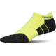 Under Armour Mens All Season Ascent No Show Socks, Black/Flashlight Yellow, 10-13 Large, U048-BLK/FLS-LG