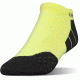 Under Armour Mens All Season Ascent No Show Socks, Black/Flashlight Yellow, 10-13 Large, U048-BLK/FLS-LG