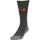 Under Armour Mens Hitch Lite 3.0 Socks, Combat Green/Volcano Orange, 9-11 Medium, U731-COM/VOL-MD