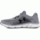 Under Armour Micro G Assert 7 Road Running Shoe, Steel/White/Black, 10 US 3020673-100-10