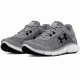 Under Armour Micro G Assert 7 Road Running Shoe, Steel/White/Black, 10 US 3020673-100-10