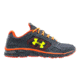 Under Armour Micro G Assert V Grit Trail Running Shoe - Mens-Grey/Orange/Yellow-Medium-10 US
