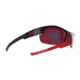 Under Armour Nitro L, Shiny Black Frame w/Red Rubber, Gray w/Infrared, U8600048-6001